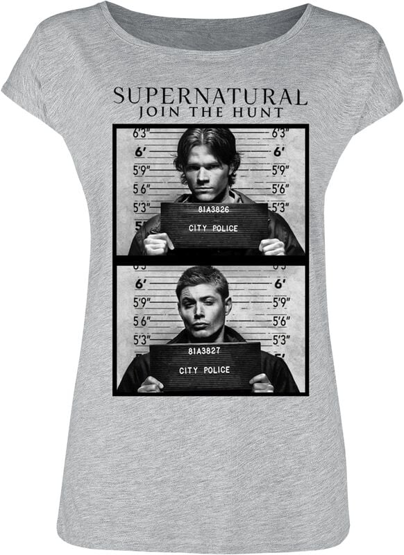 Gothicana By Emp "Prison" T-Shirt Grey By Supernatural