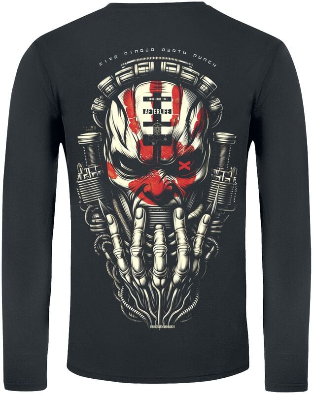 Gothicana By Emp "Psychonaut" Long-sleeve Shirt Black By Five Finger Death Punch