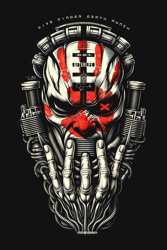 Gothicana By Emp "Psychonaut" Long-sleeve Shirt Black By Five Finger Death Punch