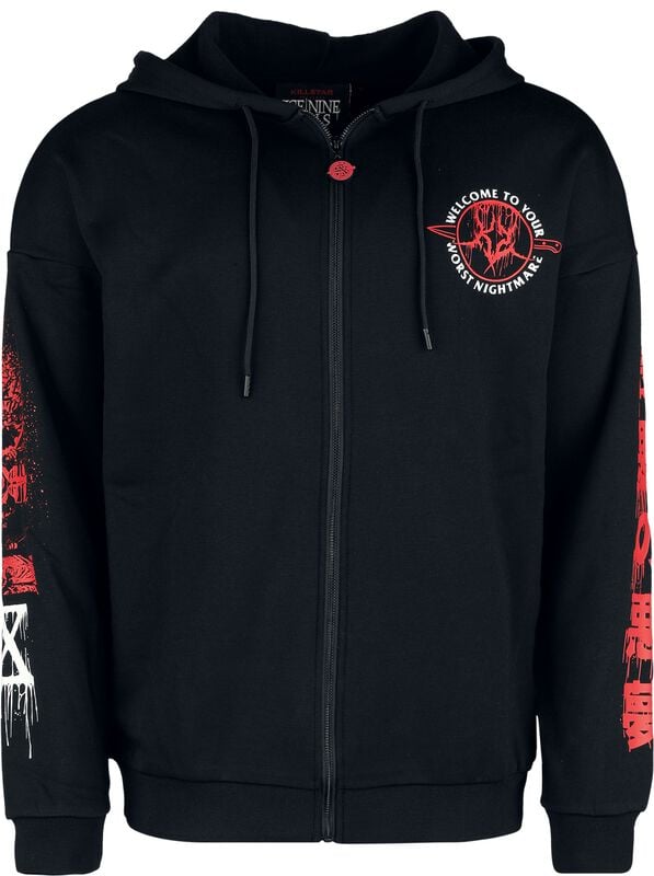 gothicana by emp "Psychos Only Hoodie" Hoodie Jacket black by Ice Nine Kills by Killstar