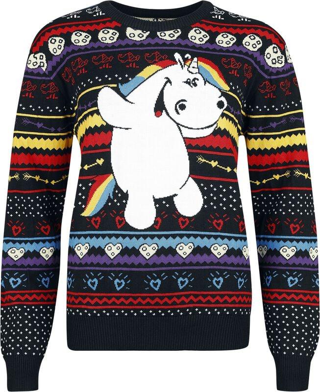 gothicana by emp "Pummeleinhorn - Cookie" Christmas jumper multicolour by Pummeleinhorn