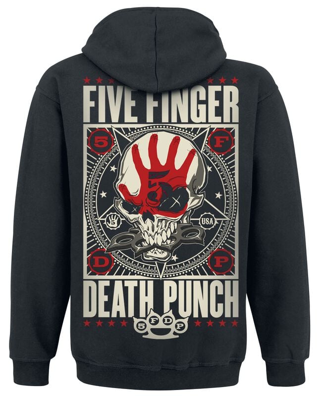 Gothicana By Emp "Punchagram" Hoodie Black By Five Finger Death Punch