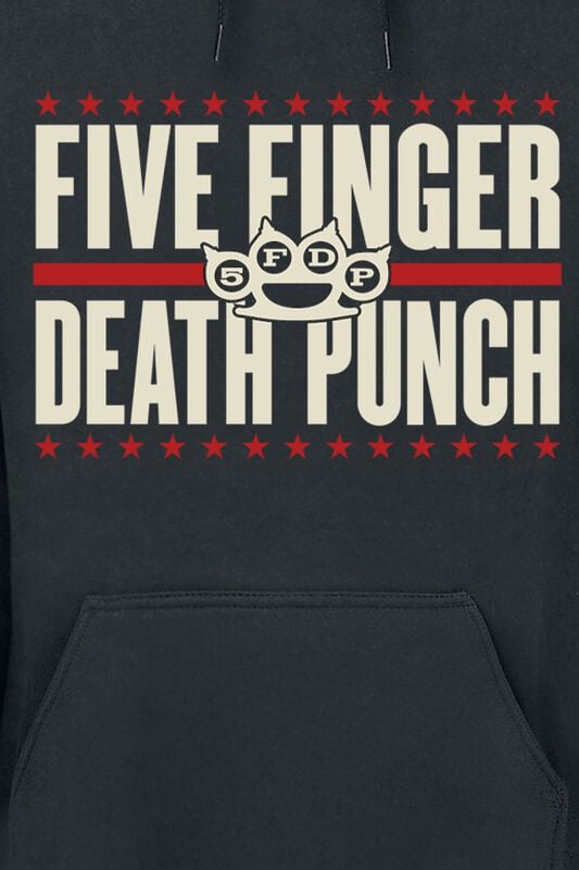 Gothicana By Emp "Punchagram" Hoodie Black By Five Finger Death Punch