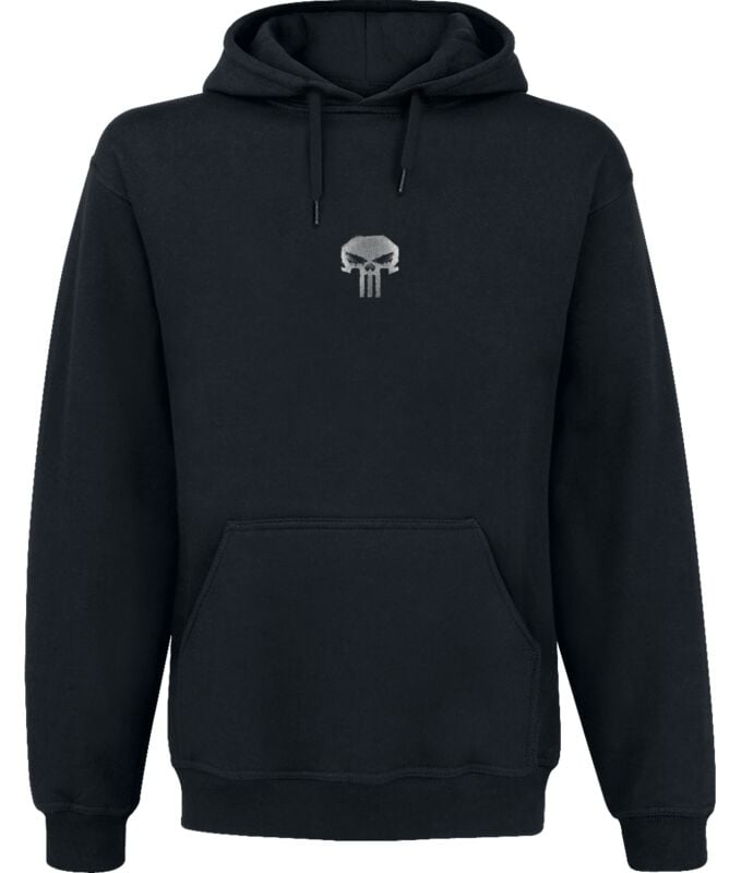 gothicana by emp "Punisher Skull With Metallic Link" Hoodie black by The Punisher