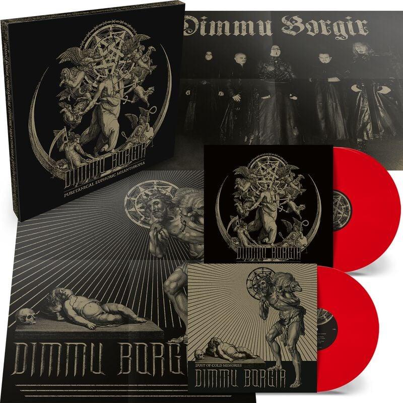 gothicana by emp "Puritanical euphoric misanthropia" LP red by Dimmu Borgir