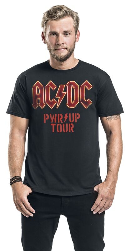 Gothicana By Emp "PWR UP - Tourshirt 24" T-Shirt Black By AC/DC