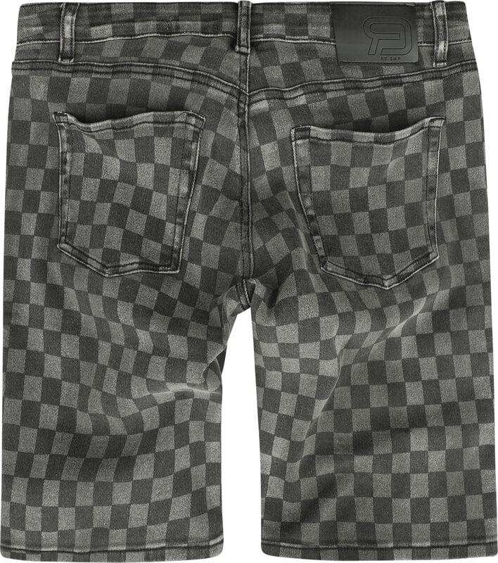 Gothicana By Emp "Race Shorts" Shorts Black-grey By RED By EMP