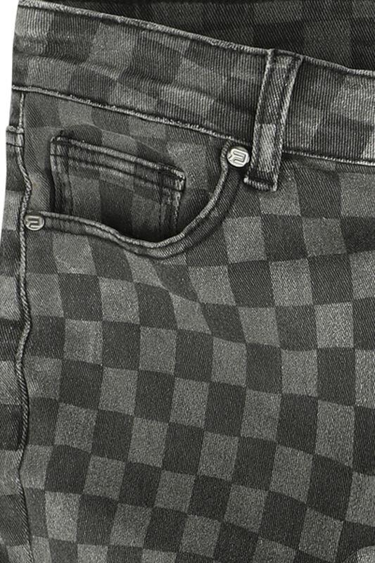 Gothicana By Emp "Race Shorts" Shorts Black-grey By RED By EMP