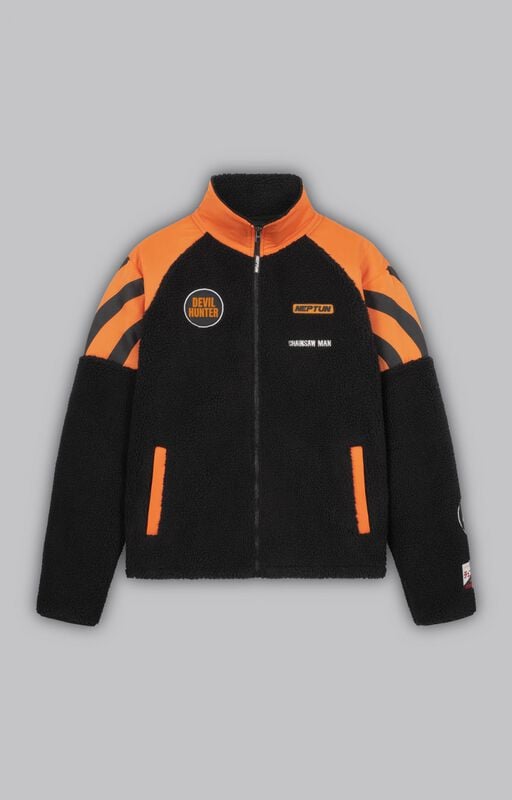 gothicana by emp "Racing Jacket" Between-seasons Jacket black-orange by Chainsaw Man