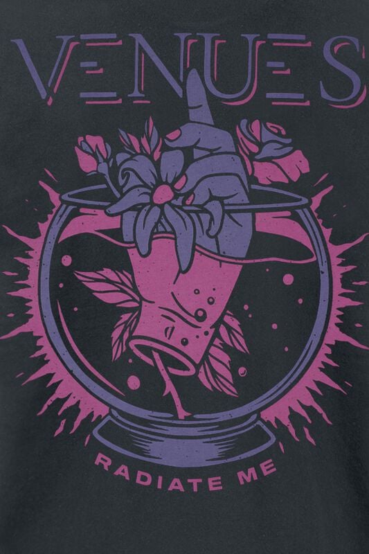 Gothicana By Emp "Radiate Me" T-Shirt Black By Venues