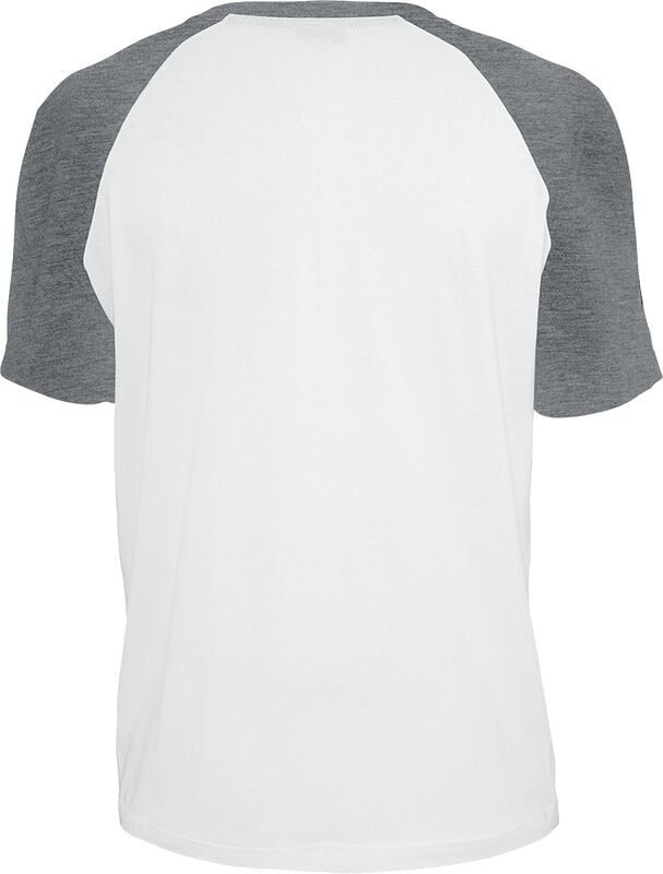 Gothicana By Emp "Raglan Contrast Tee" T-Shirt White-grey By Urban Classics