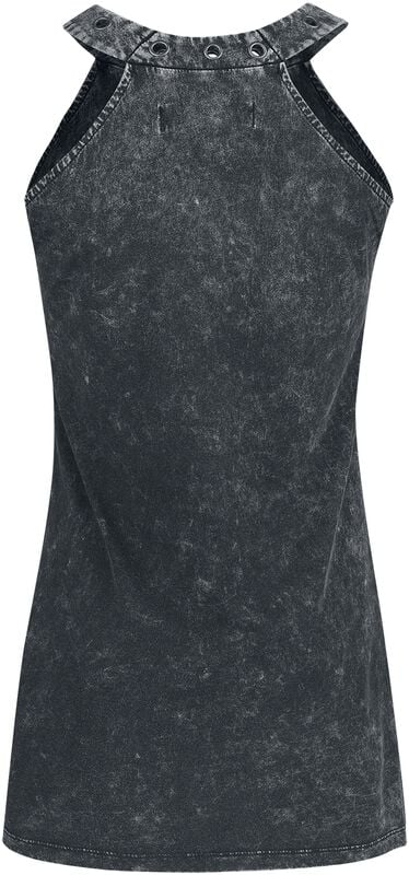 Gothicana By Emp "Rammstein" Mini Dress Dark Grey By Rammstein