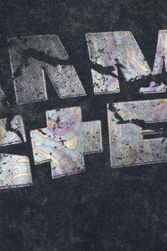 Gothicana By Emp "Rammstein" Mini Dress Dark Grey By Rammstein