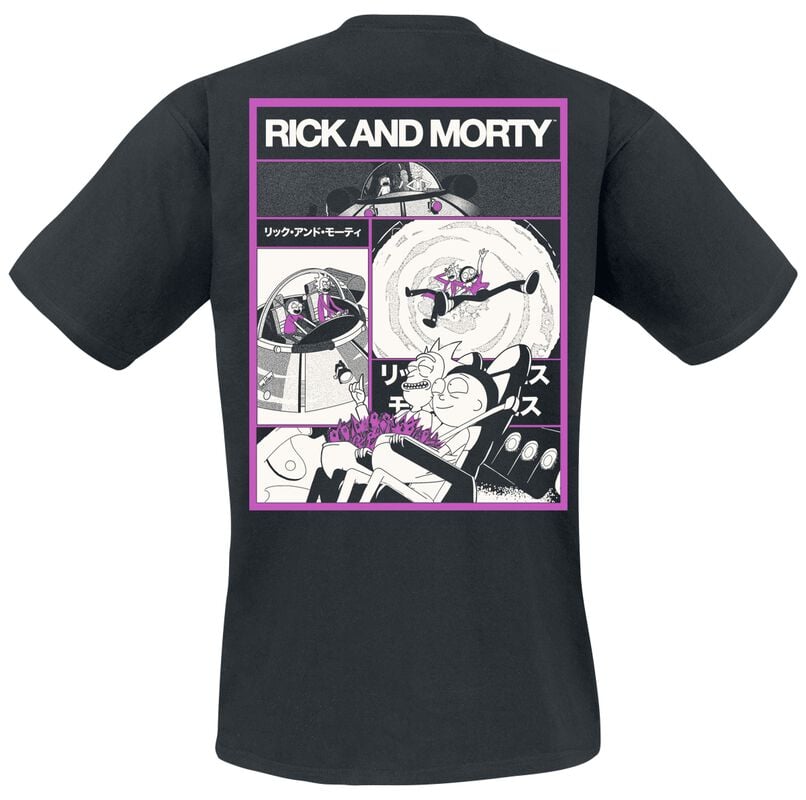 Gothicana By Emp "Ready 2 Ride" T-Shirt Black By Rick And Morty
