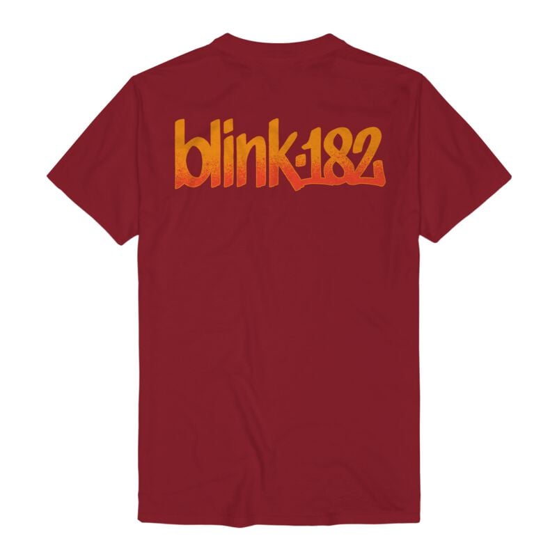 Gothicana By Emp "Reaper Smile" T-Shirt Red By Blink-182