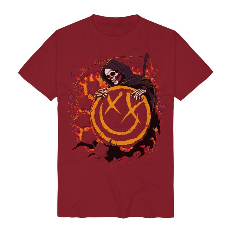 gothicana by emp "Reaper Smile" T-Shirt red by Blink-182