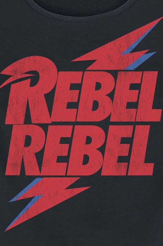 Gothicana By Emp "Rebel Rebel" Top Black By David Bowie
