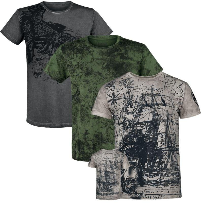 gothicana by emp "Rebel Soul - Bundle" T-Shirt multicolour by Black Premium by EMP