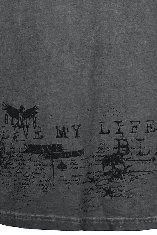 Gothicana By Emp "Rebel Soul" T-Shirt Black-grey By Black Premium By EMP