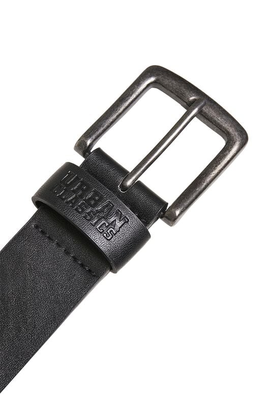 Gothicana By Emp "Recycled Imitation Leather Belt" Belt Black By Urban Classics