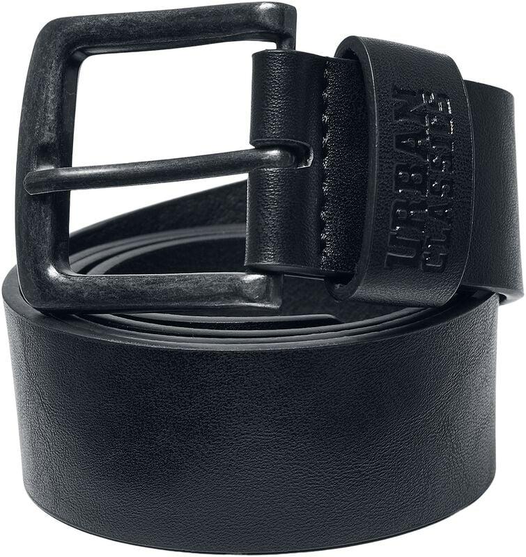 gothicana by emp "Recycled Imitation Leather Belt" Belt black by Urban Classics