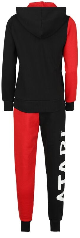 Gothicana By Emp "Red Black - Colour Patchwork" Tracksuit Black-red By Atari