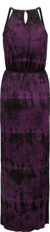 Gothicana By Emp "RED By EMP" Maxi Dress Black-lilac By RED By EMP