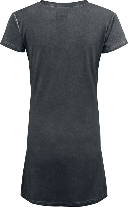 Gothicana By Emp "RED By EMP" Mini Dress Grey By RED By EMP