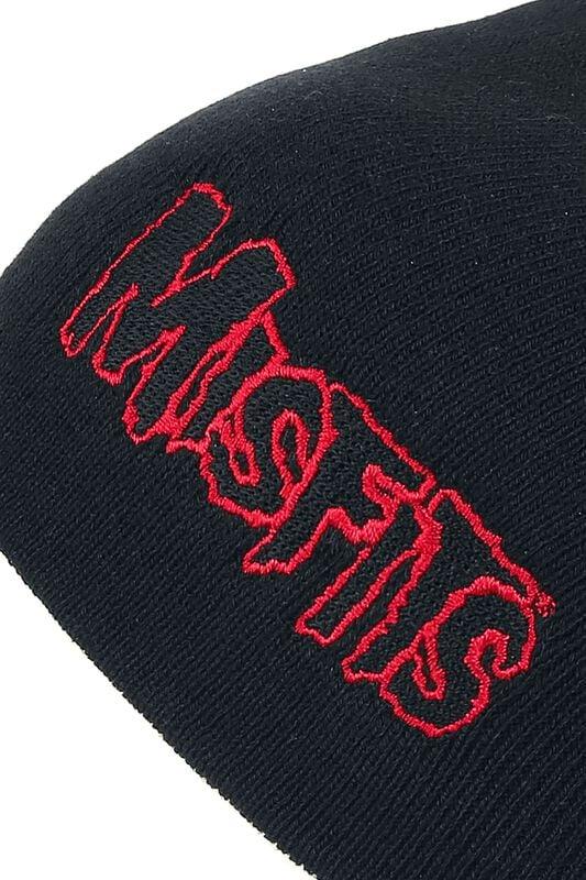 Gothicana By Emp "Red Horror Logo" Beanie Black By Misfits