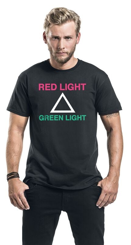 Gothicana By Emp "Red Light Green Light" T-Shirt Black By Squid Game