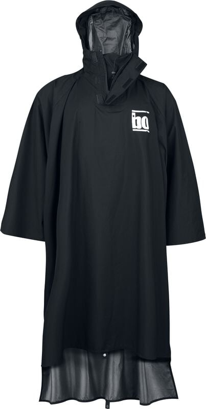 Gothicana By Emp "Regenponcho Logo" Poncho Black By Böhse Onkelz
