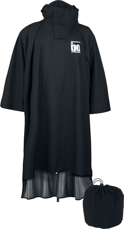 gothicana by emp "Regenponcho Logo" Poncho black by Böhse Onkelz