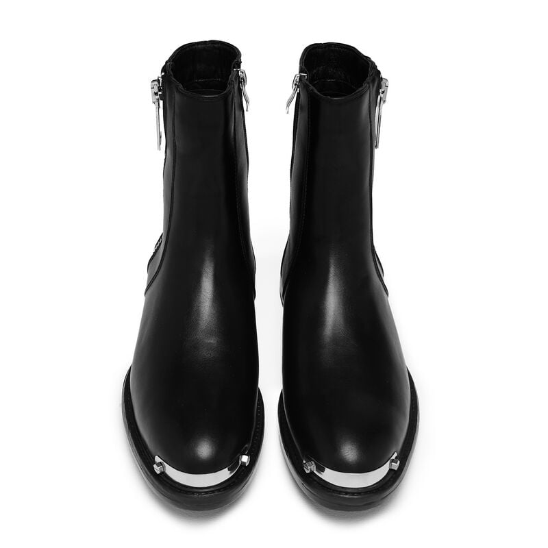 Gothicana By Emp "Regicide Zip-up Boots" Boots Black By KOI