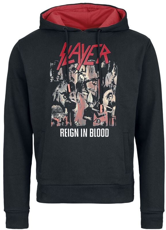 gothicana by emp "Reign In Blood" Hoodie black-red by Slayer