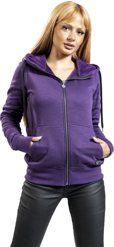 Gothicana By Emp "Relax" Hoodie Jacket Lilac By RED By EMP