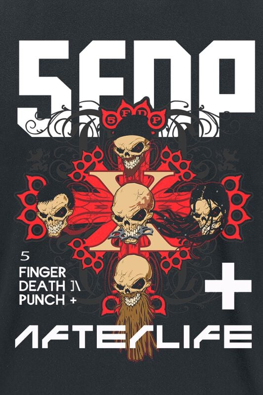 Gothicana By Emp "Retro Afterlife" T-Shirt Black By Five Finger Death Punch