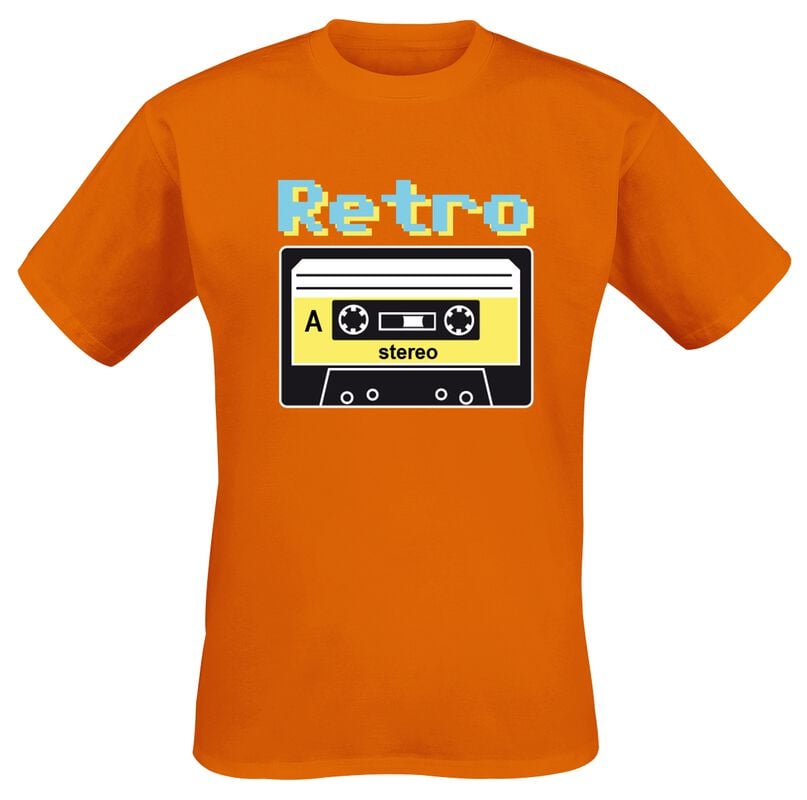 gothicana by emp "Retro Cassette" T-Shirt orange by Fun Shirt