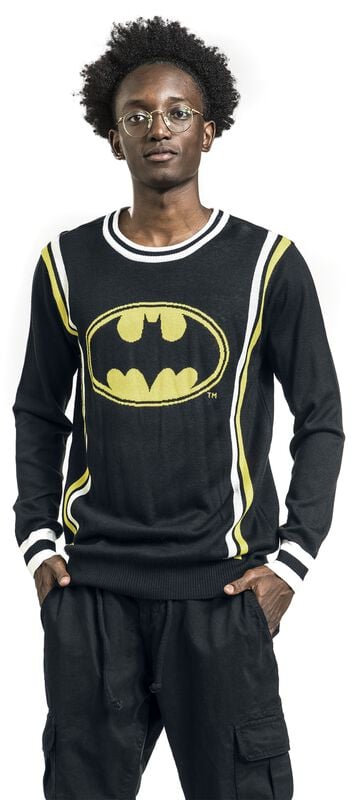 Gothicana By Emp "Retro Logo" Knit Jumper Multicolour By Batman