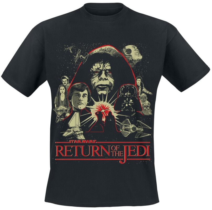 Gothicana By Emp "Return Of The Jedi" T-Shirt Black By Star Wars