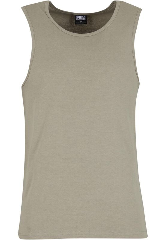 Gothicana By Emp "Ribbed Vests (2-pack)" Tanktop Olive-white By Urban Classics