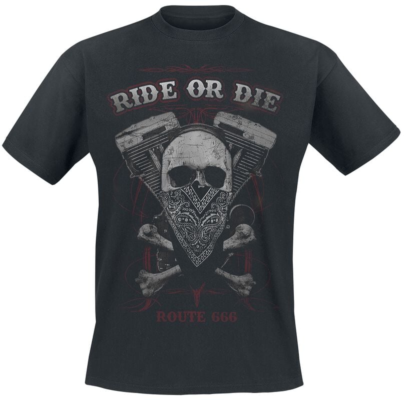 gothicana by emp "Ride Or Die" T-Shirt black by Ride Or Die