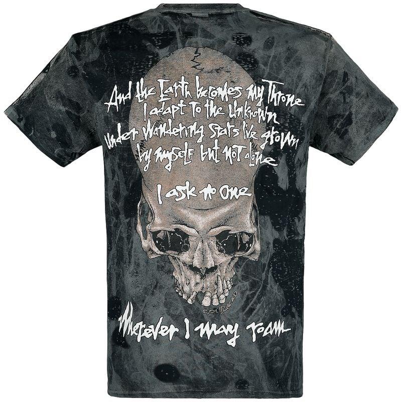 Gothicana By Emp "Roam All Over" T-Shirt Brown-black By Metallica