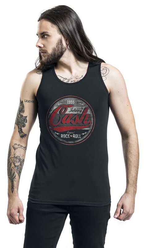 Gothicana By Emp "Rock And Roll" Tanktop Black By Johnny Cash