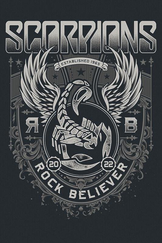 Gothicana By Emp "Rock Believer Ornaments" T-Shirt Black By Scorpions