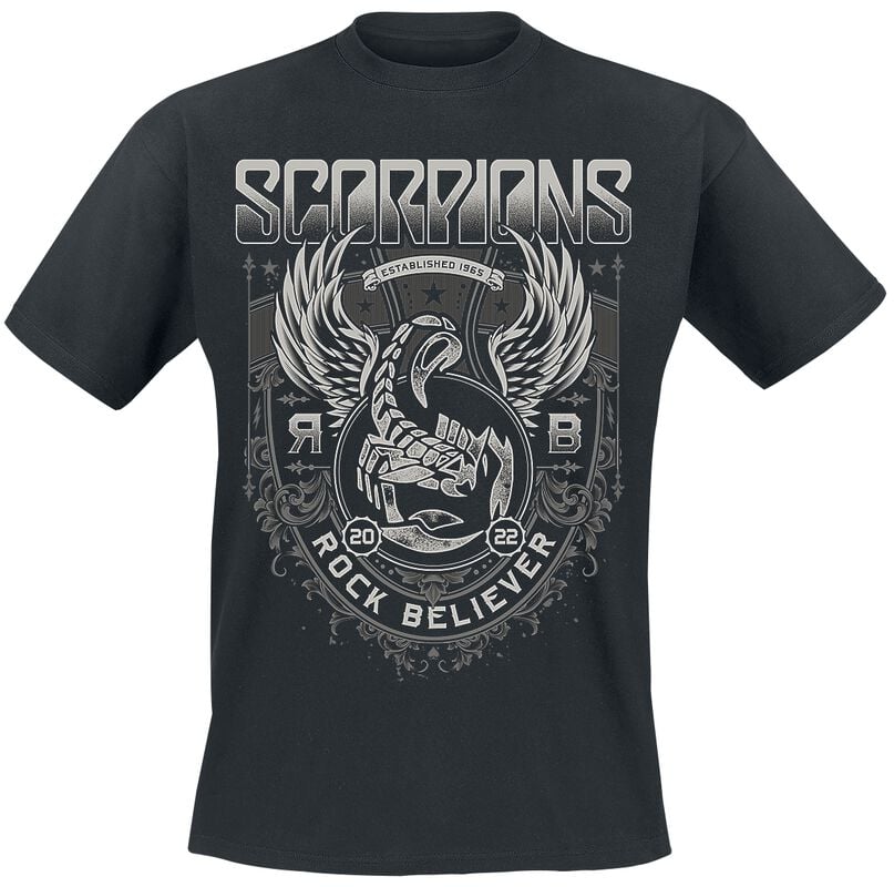 gothicana by emp "Rock Believer Ornaments" T-Shirt black by Scorpions