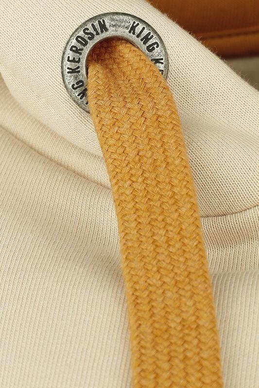 Gothicana By Emp "Rock 'N' Roll Hoodie" Hoodie Beige By King Kerosin