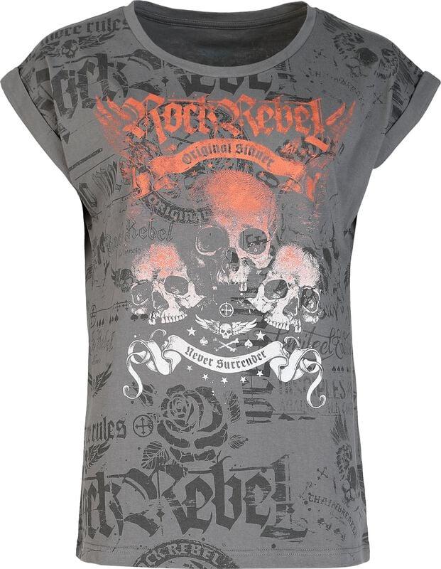 gothicana by emp "Rock Rebel by EMP" T-Shirt grey by Rock Rebel by EMP
