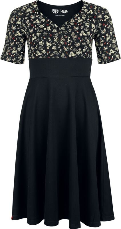 gothicana by emp "Rock Rebel X Lucky 13 - Dress" Mini Dress black by Rock Rebel by EMP