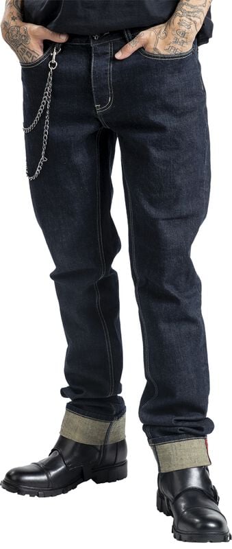 gothicana by emp "Rock Rebel X Lucky 13 - Jeans" Jeans blue by Rock Rebel by EMP