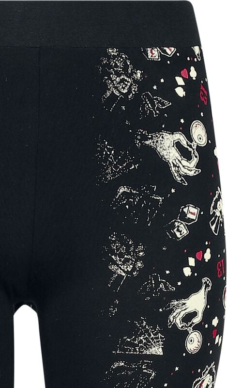 Gothicana By Emp "Rock Rebel X Lucky 13 - Leggings" Leggings Black By Rock Rebel By EMP